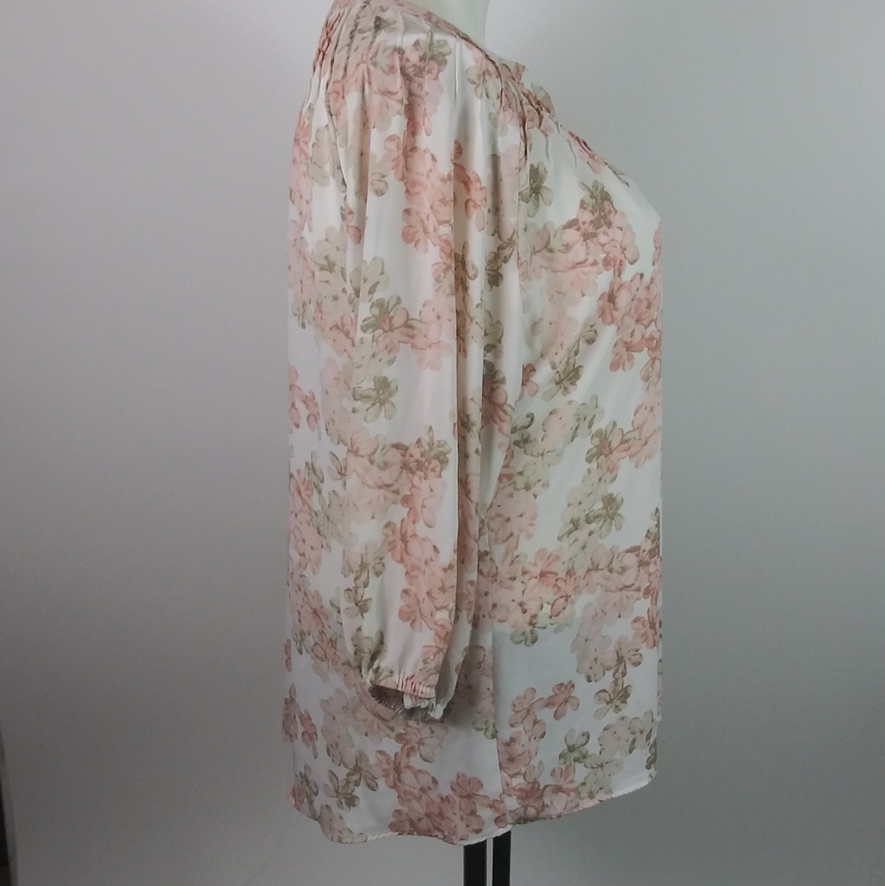 Rose & Olive longsleeve floral shirt size 2x - Picture 4 of 5